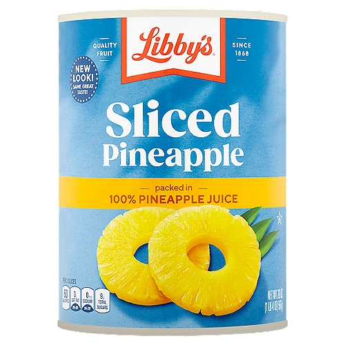 Libby's Sliced Pineapple, 20 oz