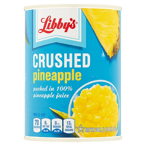 Pineapple Crushed in 100% juice.