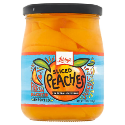 Libby's Sliced Peaches in Extra Light Syrup, 19 oz