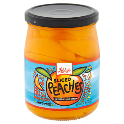 Libby's Sliced Peaches in Extra Light Syrup, 19 oz