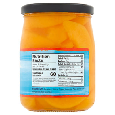 Libby's Sliced Peaches in Extra Light Syrup, 19 oz