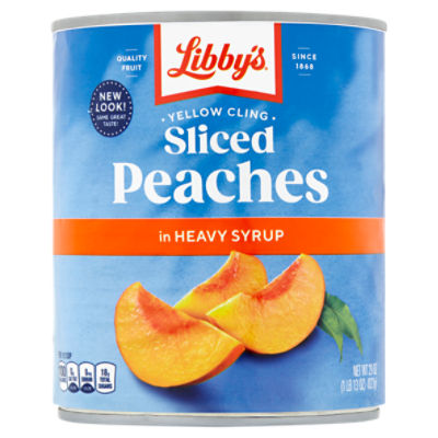 Libby's Yellow Cling Sliced Peaches in Heavy Syrup, 29 oz