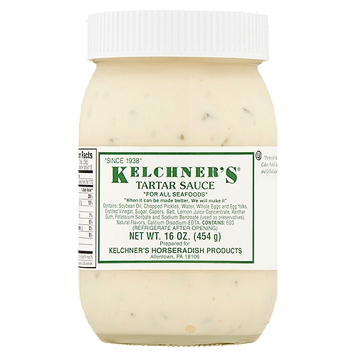 Kelchner's Tartar Sauce, 16 oz