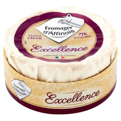 Fromager d'Affinois Triple Cream Excellence Soft Ripened Cheese, 6.5 oz