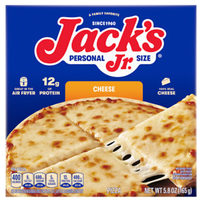 Jack's Personal Jr. Size Cheese Pizza, 5.8 oz