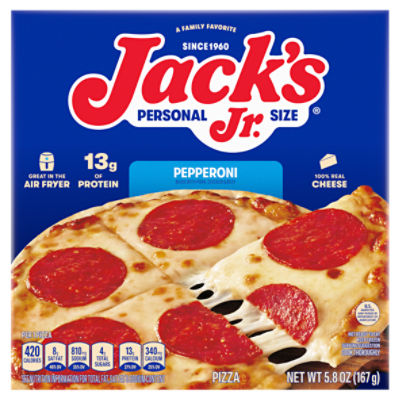 Jack's Personal Jr. Size Pepperoni Pizza, 5.8 oz