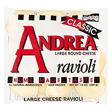 Andrea Classic Large Round Cheese Ravioli, 13 oz