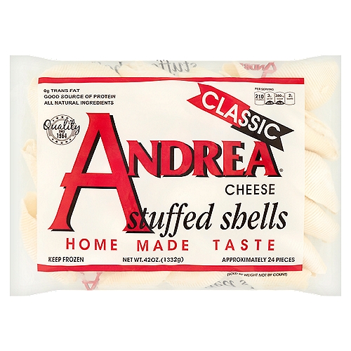 Andrea Classic Cheese Stuffed Shells, 42 oz
