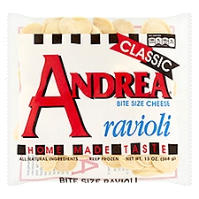 Andrea Classic Bite Size Cheese Ravioli, 13 oz, 13 Ounce