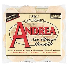Andrea Ravioli, Six Cheese, 13 Ounce