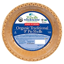Wholly Wholesome 9'', Pie Shells, 14 Ounce