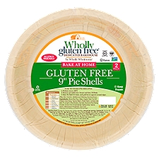 Wholly Gluten Free Bake At Home 9'', Pie Shells, 14 Ounce