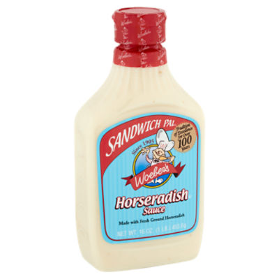 Woeber's Sandwich Pal Horseradish Sauce, 16 oz, 16 Ounce