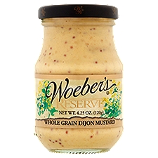 Woeber's Whole Grain Dijon, Mustard, 4.25 Ounce