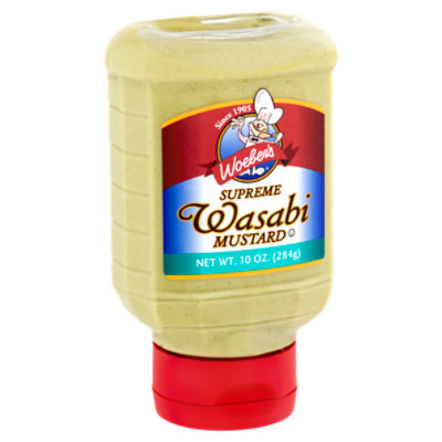 Woeber's Supreme Wasabi Mustard, 10 oz