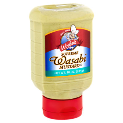 Woeber's Supreme Wasabi Mustard, 10 oz, 10 Fluid ounce