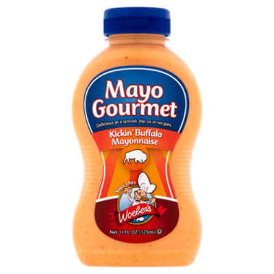 Woeber's Mayo Gourmet Kickin' Buffalo Mayonnaise, 11 fl oz