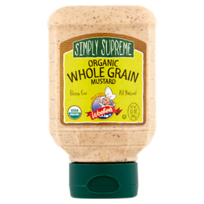 Woeber's Simply Supreme Organic Whole Grain Mustard, 10 oz