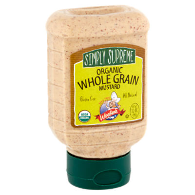 Woeber's Simply Supreme Organic Whole Grain Mustard, 10 oz ShopRite