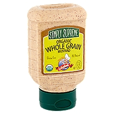 Woeber's Simply Supreme Organic Whole Grain, Mustard, 10 Ounce