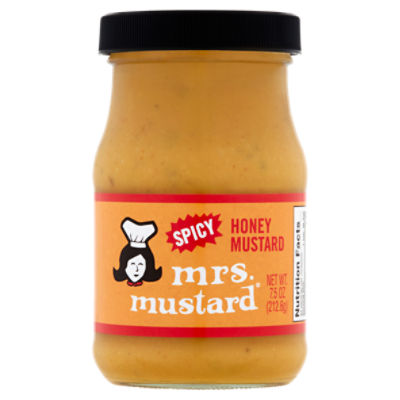 Mrs. Mustard Spicy Honey Mustard, 7.5 oz ShopRite