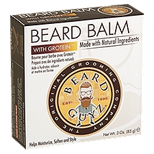 Beard Guyz Beard Balm with Grotein, 3 oz