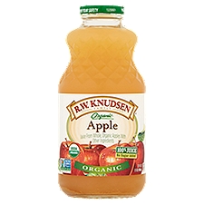 R.W. Knudsen Family Organic Apple Juice, 32 fl oz, 32 Ounce
