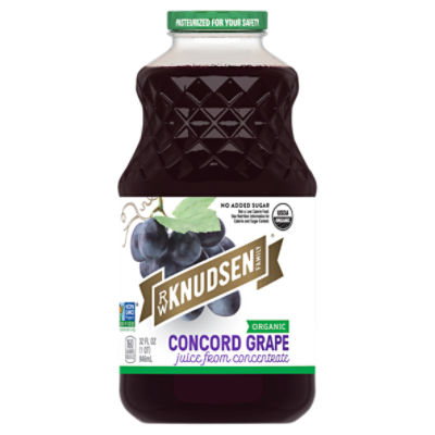R.W. Knudsen Family Organic Concord Grape Juice, 32 fl oz
