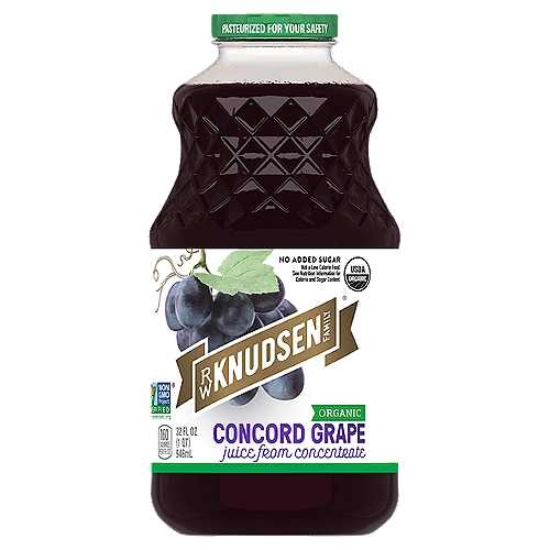 R.W. Knudsen Family Organic Concord Grape Juice, 32 fl oz