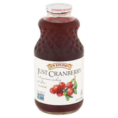 Order R.W. Knudsen Just Cranberry Juice, Glass Bottle