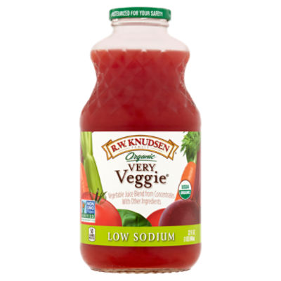 R.W. Knudsen Family Organic Very Veggie Low Sodium Juice, 32 fl oz