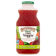 R.W. Knudsen Family Organic Very Veggie Low Sodium, Juice, 32 Fluid ounce