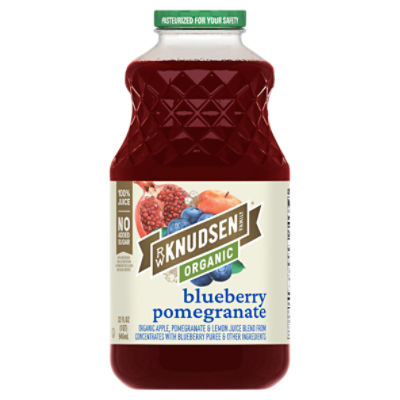 R.W. Knudsen Family Organic Blueberry Pomegranate Juice, 32 fl oz Fairway
