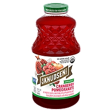 R.W. Knudsen Juice, Organic Cranberry Pomegranate, 32 Ounce