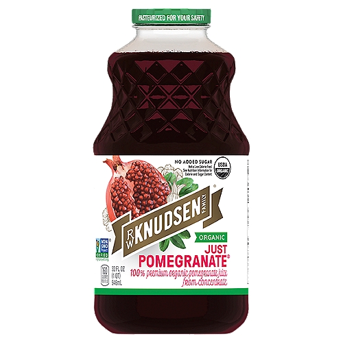 R.W. Knudsen Family Organic Just Pomegranate Juice, 32 fl oz