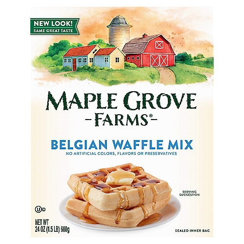 Maple Grove Farms Belgian Waffle Mix, 24 oz