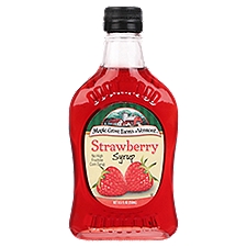 Strawberry flavored syrup