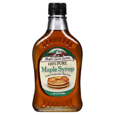 Maple Grove Farms 100% Pure Maple Syrup, 8.5 fl oz, 8.5 Fluid ounce