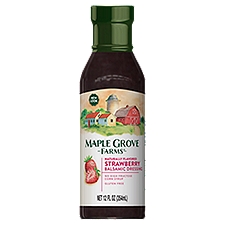 Maple Grove Farms Naturally Flavored Strawberry Balsamic Dressing, 12 fl oz