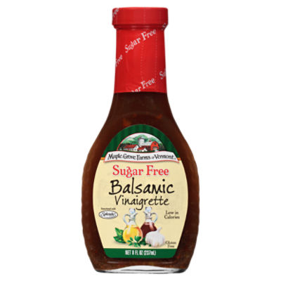 Maple Grove Farms of Vermont Sugar Free Balsamic Vinaigrette, 8 fl oz