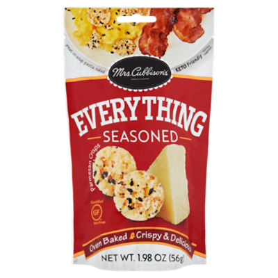 Mrs. Cubbison's Everything Seasoned Parmesan Crisps, 1.98 oz