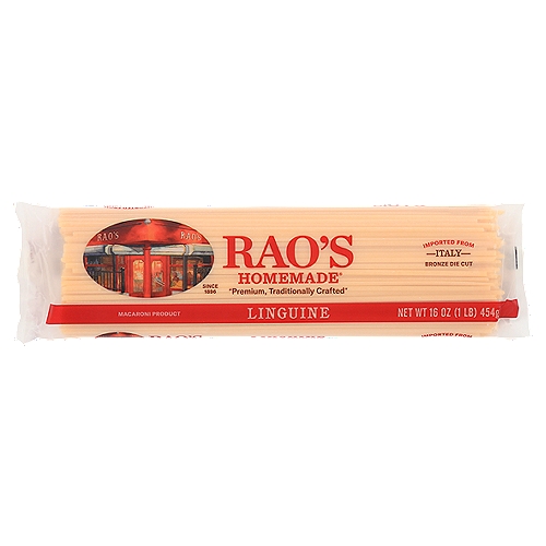 Rao's Homemade Bronze Die Cut Linguine Pasta, 16 oz
Macaroni Product