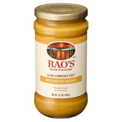 Rao's Made For Home Butternut Squash Italian Style Slow Simmered Soup, 15.1 oz