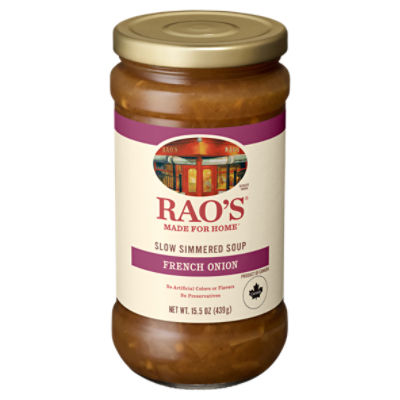 Rao's Made For Home French Onion Italian Style Slow Simmered Soup, 15.5 oz