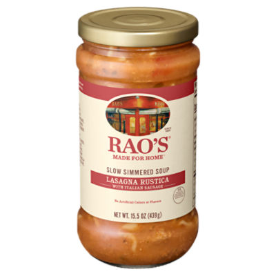 Rao's Made For Home Lasagna Rustica Slow Simmered Soup, 15.5 oz