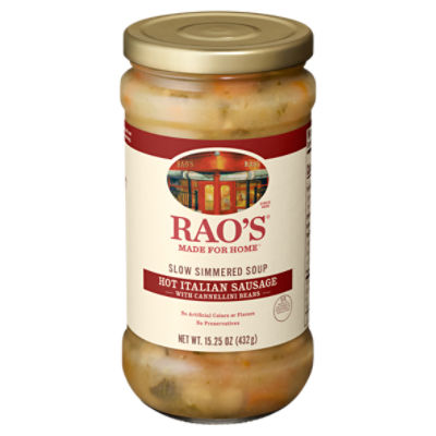 Rao's Made For Home Hot Italian Sausage Slow Simmered Soup, 15.25 oz