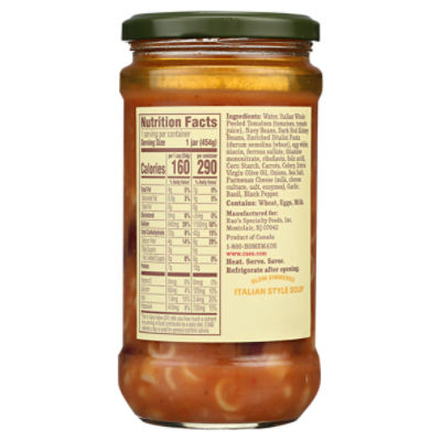 Rao's Soup Recalled Because of a Label Mix Up