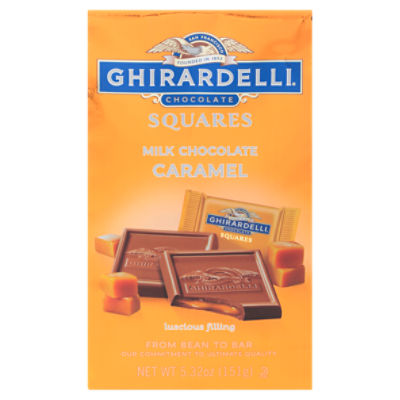 Ghirardelli Chocolate Squares Caramel Milk Chocolate, 5.32 oz