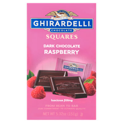 Ghirardelli Chocolate Squares Raspberry Dark Chocolate, 5.32 oz