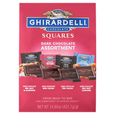 GHIRARDELLI Dark Chocolate Squares Assortment - 14.86 Oz.